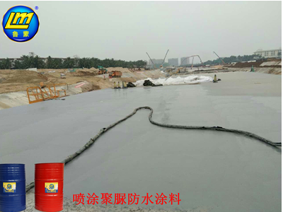 海南博鳌通道工程聚脲外防水